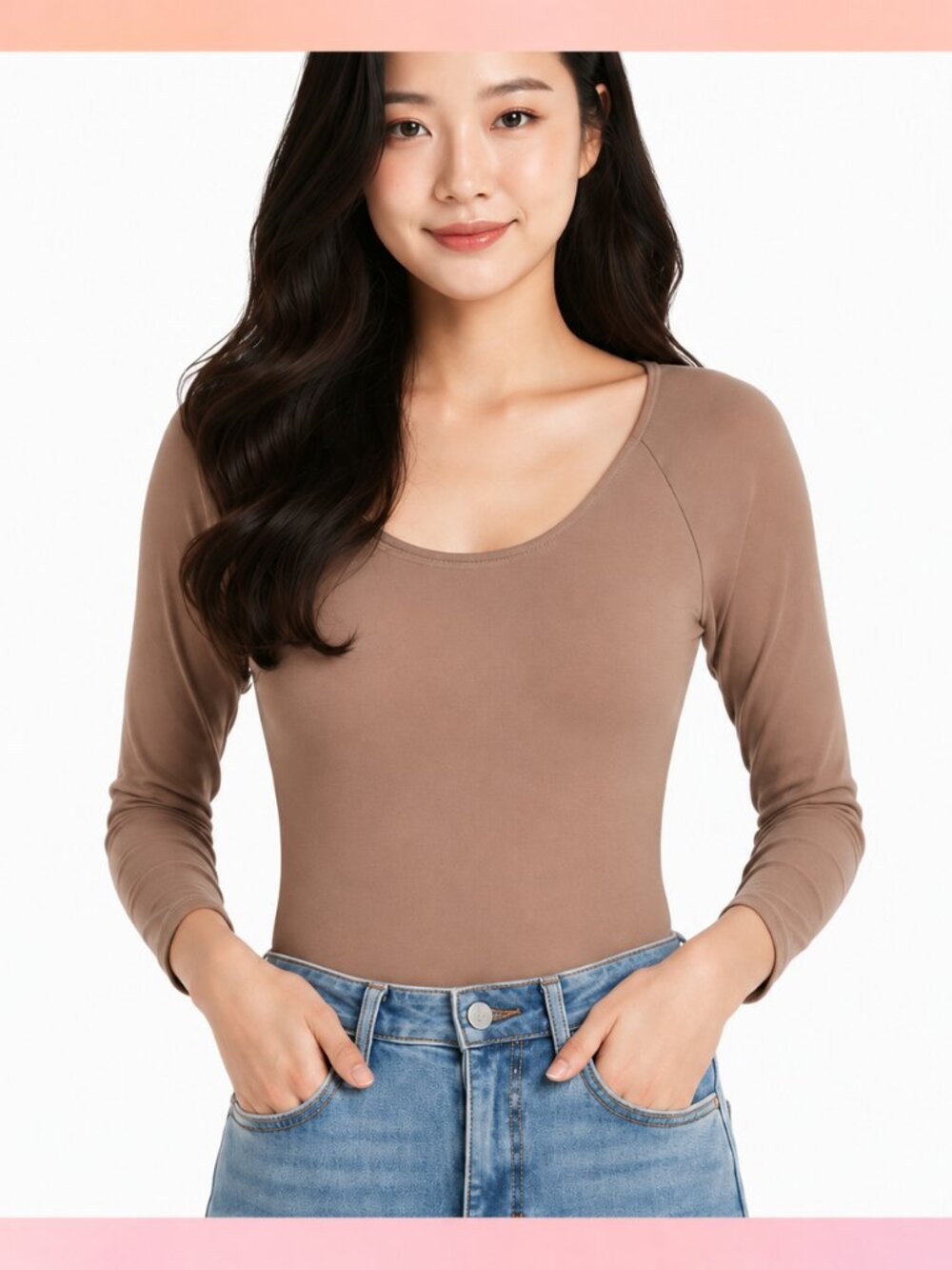 Banana Republic Bodysuit Ribbed Large Brown